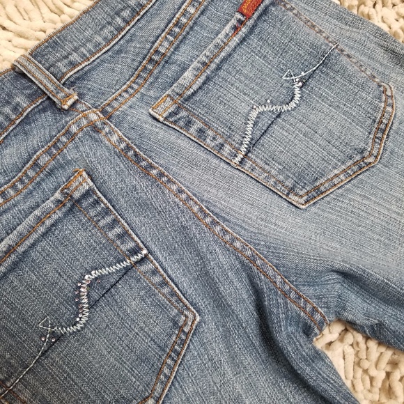 7 For all ManKind Jeans Cut To Shorts. Sz 28 - Picture 5 of 5